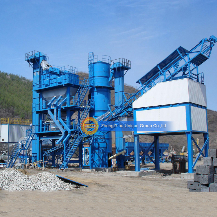 How does stationary and mobile asphalt mixing plant work?