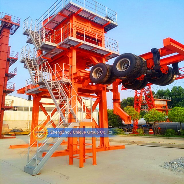 Correctly install the mobile asphalt mixing plant