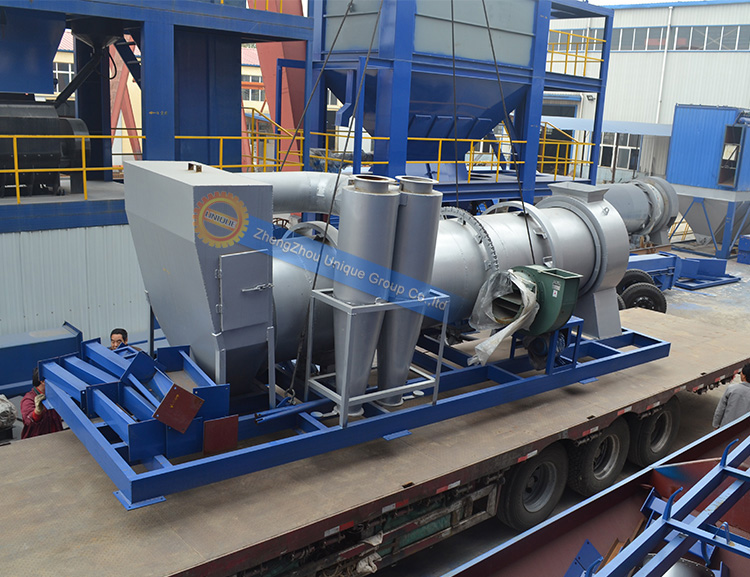 DHB40 asphalt mixing plant shipped to Kazakhstan