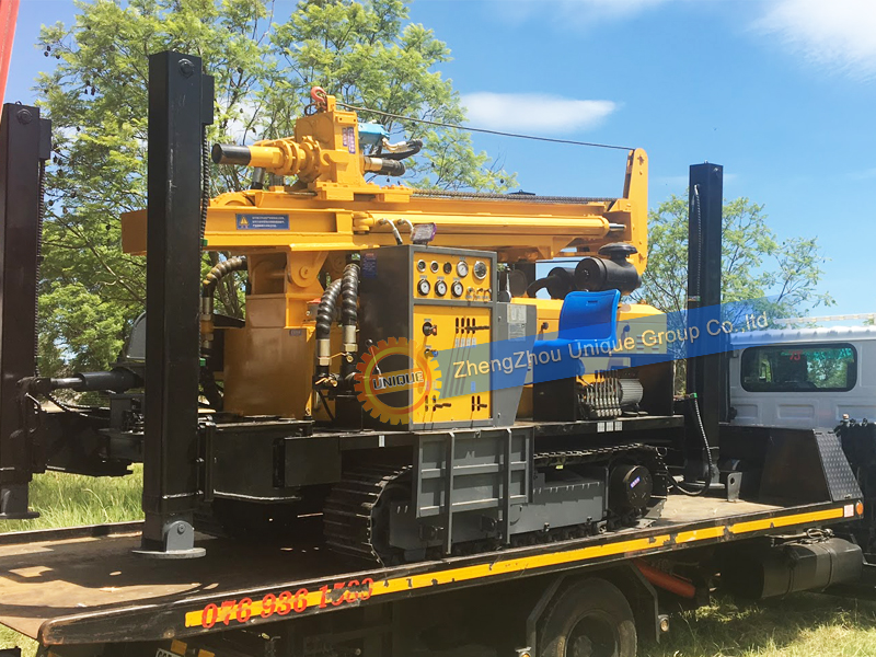 UY300 Crawler Water Well Drilling Rig Successfully Drilled In Ghana, Africa