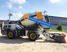 3.5 cubic meter self loading concrete mixer truck for Mexican customers