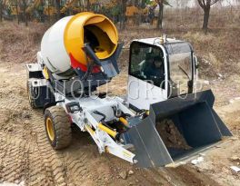 The correct use of automatic loading concrete mixer trucks