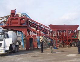 Mobile concrete batching plants