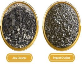 Do different types of crushers make different shaped products?