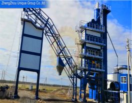 Unique Group installed one set asphalt mixing plant in Bangladesh