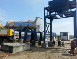 Finished a new DHB 40 asphalt plant in Southeast Asia