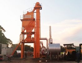 Installation of LB1000 Asphalt Mixing Plant in Indonesia